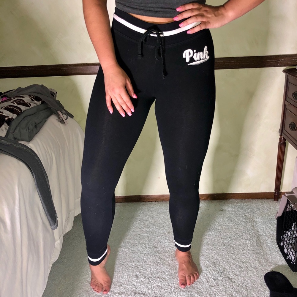 PINK Drawstring Leggings